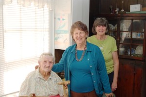Edith Cox, Barb  and Mary Campbell